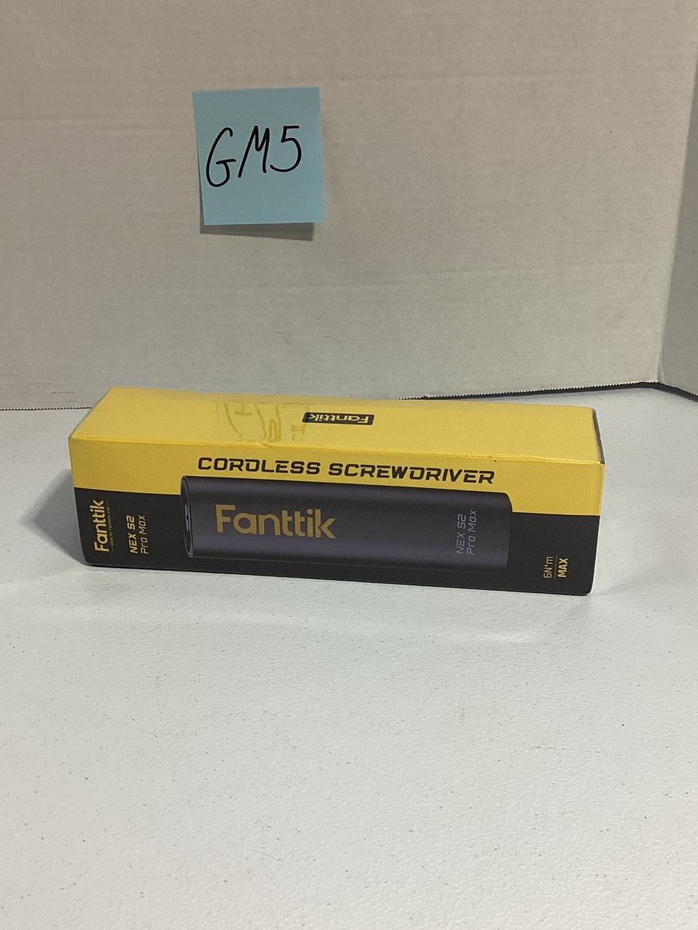 Cordless Screwdriver - Yellow and Black